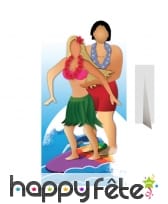 Passe-tête de couple surfeur