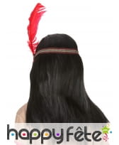 Perruque traditionnelle d'indienne pour enfant, image 1