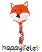 Pinata tête de renard, 40cm
