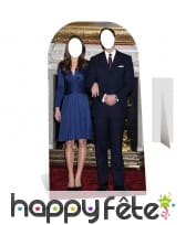 Passe-têtes princier de couple, William et Kate