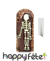 Passe-tête squelette dans un cercueil