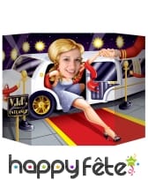Passe-t&ecirc;te star VIP en limousine, 94x64 cm