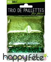 Paillettes vertes décoratives, image 2