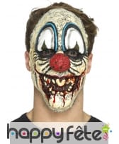 Prothèse visage de clown horrible en latex, image 3