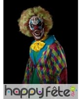 Prothèse visage de clown horrible, mousse de latex, image 5