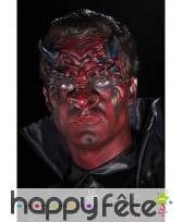 Prothèse visage de diable en latex, image 5