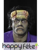 Prothèse visage de Frankenstein en mousse de latex, image 5