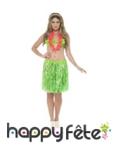 Pagne vert fleuri Hawaïen, image 1