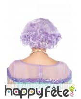 Perruque violet ondulée style Charleston, luxe, image 1