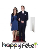 Prince William et kate taille réelle en carton