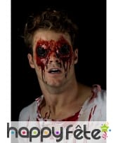 Prothèse yeux de zombie en latex, image 4