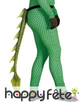 Queue dragon effet écailles vertes 100cm