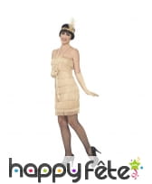 Robe années 20 à franges dorées, flappers, image 1