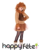 Robe à capuche de lionne pour enfant, image 1