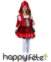Robe à capuche petit chaperon rouge enfant, image 3