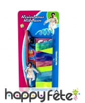 Ruban arc en ciel de gymnastique rythmique