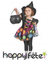 Robe à gros pois d'enfant sorcière, image 1