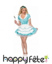 Robe à pois d'épouse des années 50