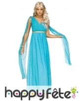 Robe bleue de déesse