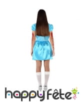 Robe bleue ensanglantée pour adulte, image 2