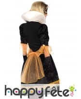 Robe baroque noire or pour femme, image 1