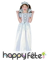 Robe blanche scintillante de princesse pour enfant, image 3
