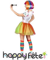 Robe colorée de femme clown, image 2