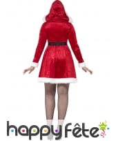 Robe courte de mère Noël à capuche, image 2