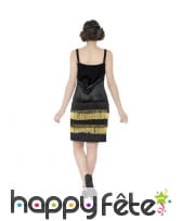 Robe charleston franges dorées pour adolescente, image 2