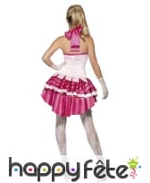 Robe comtesse française rose blanche, image 2