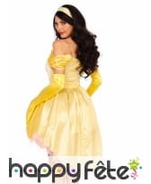 Robe courte jaune de princesse pour femme, image 1