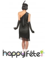 Robe charleston noir rouge à paillettes, image 2