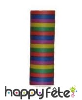 Rouleau de 18 serpentins multicolores, 6m