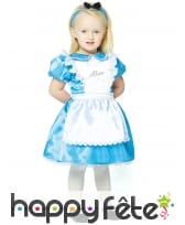Robe d'Alice aux pays des Merveilles pour bébé