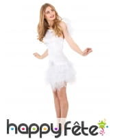 Robe d'ange blanche avec petites ailes, image 1