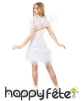 Robe d'ange blanche avec petites ailes, image 2