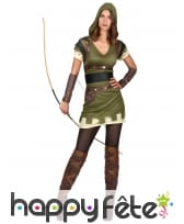 Robe d'archer des bois pour femme