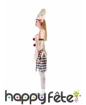 Robe d'arlequin tâchée de sang pour adulte, image 1