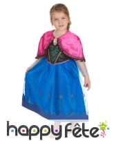 Robe de Anna Le Reine des Neiges, luxe