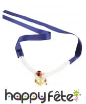 Ras de cou cordelettes et ancre marine, image 1