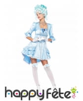 Robe de duchesse bleue sexy pour adulte