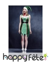 Robe d'elfe sexy avec bonnet vert, image 3