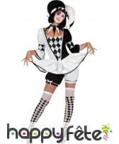 Robe de femme bouffon du roi