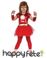 Robe de Iron Lady Avengers avec tutu pour fille