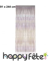 Rideau de lamelles blanches, image 1