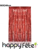 Rideau de lamelles rouges, image 2