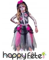 Robe de Lady Calavera pour fille