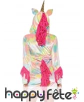 Robe de licorne multicolore à capuche pour femme, image 1