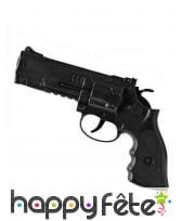 Revolver de policier noir, 21 cm