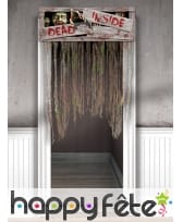 Rideau de porte Dead Inside pour Halloween